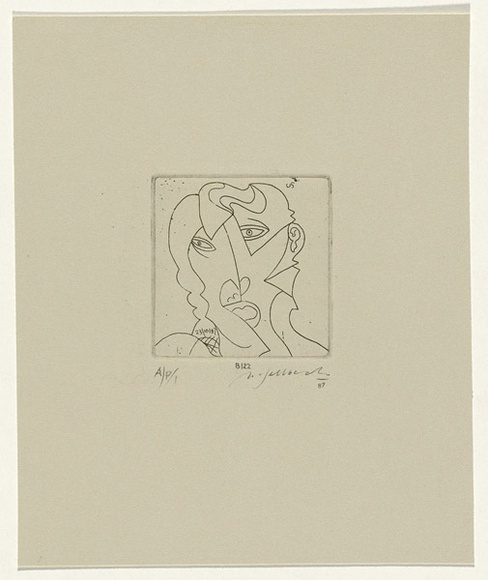 Artist: b'SELLBACH, Udo' | Title: b'not titled' | Date: 1960-80 | Technique: b'etching'
