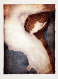 Artist: Boccalatte, Suzanne. | Title: Belly II. | Date: 1995 | Technique: colour monotype and drypoint