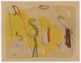 Artist: b'Watson, Jenny.' | Title: b'Self portrait as a narcotic' | Date: 1990 | Technique: b'lithograph, printed in colour, from multiple stones and plates' | Copyright: b'\xc2\xa9 Jenny Watson. Licensed by VISCOPY, Australia, 2008.'