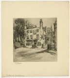 Artist: FULLWOOD, A.H. | Title: The Spaniards, Hampstead Heath. | Date: 1909 | Technique: etching and drypoint, printed in black ink, from one plate