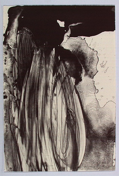 Artist: b'Koch-Sanders, Donny.' | Title: b'not titled #3' | Date: 1989 | Technique: b'tuche and crayon lithograph, printed in black ink, from one stone' Artist: b'Koch-Sanders, Donny.' | Title: b'not titled #3' | Date: 1989 | Technique: b'tuche and crayon lithograph, printed in black ink, from one stone'