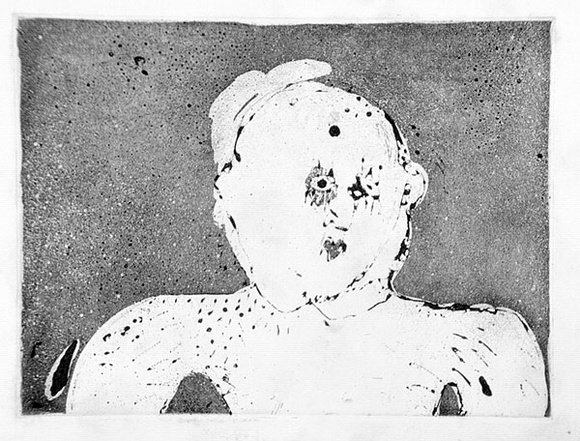 Artist: b'Moore, Mary.' | Title: b'Dolls' | Date: 1974 | Technique: b'etching and aquatint, printed in colour, from one plate' | Copyright: b'\xc2\xa9 Mary Moore'