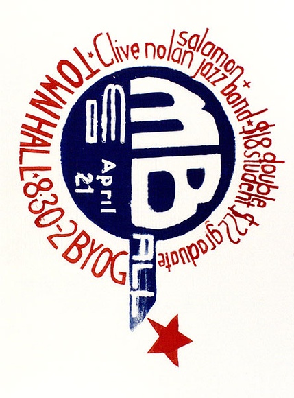 Artist: b'UNKNOWN' | Title: b'Medical Ball.' | Date: 1979 | Technique: b'screenprint, printed in colour, from two stencils'