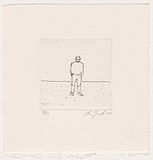 Artist: Grant, Ian. | Title: Self portrait | Date: 2004 | Technique: etching, printed in black ink, from one plate