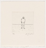 Artist: Grant, Ian. | Title: Self portrait | Date: 2004 | Technique: etching, printed in black ink, from one plate