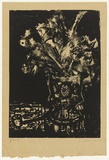 Artist: SELLBACH, Udo | Title: Crystal vase | Date: 1952 | Technique: lithograph, printed in black ink, from one stone [or plate]