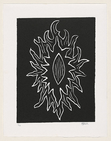 Title: b'Untitled.' | Date: 1999 | Technique: b'linocut, printed in black ink, from one block' Title: b'Untitled.' | Date: 1999 | Technique: b'linocut, printed in black ink, from one block'