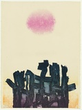 Artist: b'King, Grahame.' | Title: b'Motif I' | Date: 1974 | Technique: b'lithograph, printed in colour, from four stones [or plates]'