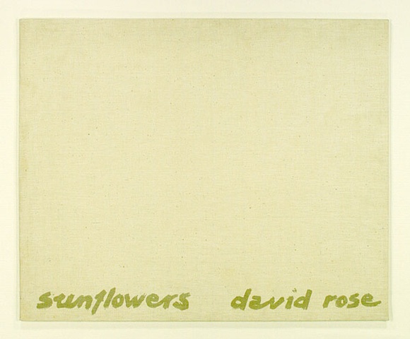Artist: ROSE, David | Title: Sunflowers | Date: 1965