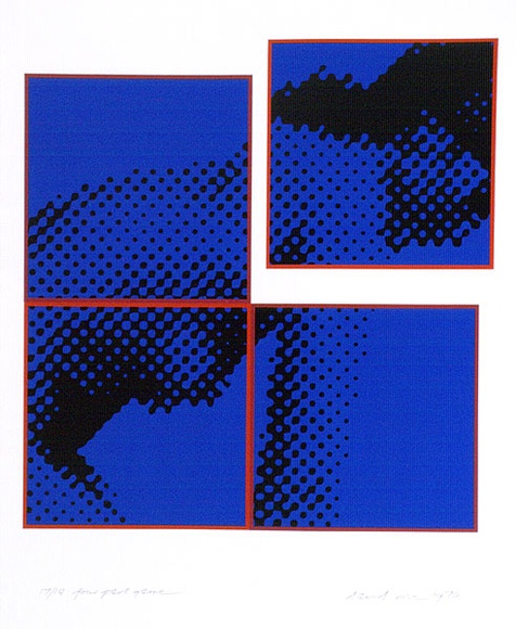 Artist: b'Rose, David.' | Title: b'Four part game' | Date: 1970 | Technique: b'screenprint, printed in colour, from four stencils' Artist: b'Rose, David.' | Title: b'Four part game' | Date: 1970 | Technique: b'screenprint, printed in colour, from four stencils'