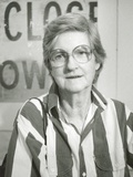 Artist: b'Heath, Gregory.' | Title: b'Portrait of Rosalie Gascoigne, Australian painter, sculptor and printmaker, 1990' | Date: 1990