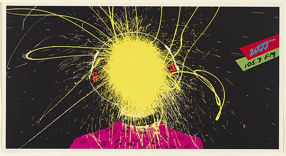 Artist: b'Davey, Graeme.' | Title: b'Small copy of the large outdoor advertising poster for FM radio station 2JJJ. [One of ten the same].' | Date: 1982 | Copyright: b'\xc2\xa9 Graeme Davey'