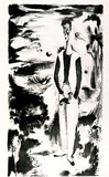 Artist: Adams, Tate. | Title: not titled. | Date: 1957-58 | Technique: lithograph, printed in black ink, from one zinc plate