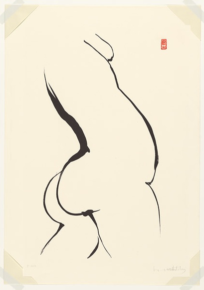 Artist: b'Whiteley, Brett.' | Title: b'Towards sculpture [8].' | Date: 1977 | Technique: b'lithograph, printed in black ink, from one plate' | Copyright: b'This work appears on the screen courtesy of the estate of Brett Whiteley'
