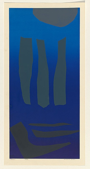Title: b'Haze II' | Technique: b'screenprint, printed in colour, from multiple stencils'