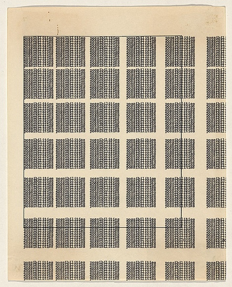 Title: b'Section B (Word situations) - 32 Possibilities (Key sheet No. 1)' | Date: (1970-71) | Technique: b'typewriter' Title: b'Section B (Word situations) - 32 Possibilities (Key sheet No. 1)' | Date: (1970-71) | Technique: b'typewriter'