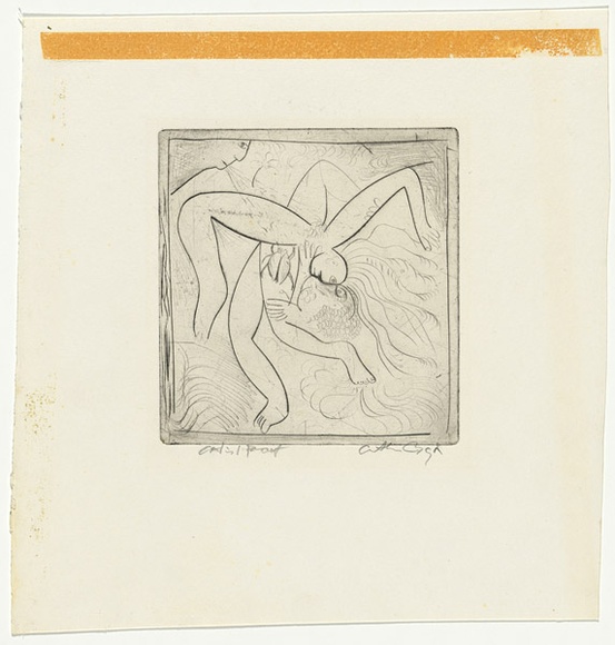 Artist: b'BOYD, Arthur' | Title: b'Birth of Venus.' | Date: 1960-70 | Technique: b'etching, printed in black ink, from one plate' | Copyright: b'Reproduced with permission of Bundanon Trust' Artist: b'BOYD, Arthur' | Title: b'Birth of Venus.' | Date: 1960-70 | Technique: b'etching, printed in black ink, from one plate' | Copyright: b'Reproduced with permission of Bundanon Trust'