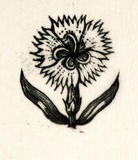 Artist: b'OGILVIE, Helen' | Title: b'Simples trade mark.' | Date: c.1944 | Technique: b'wood-engraving, printed in black ink, from one block'
