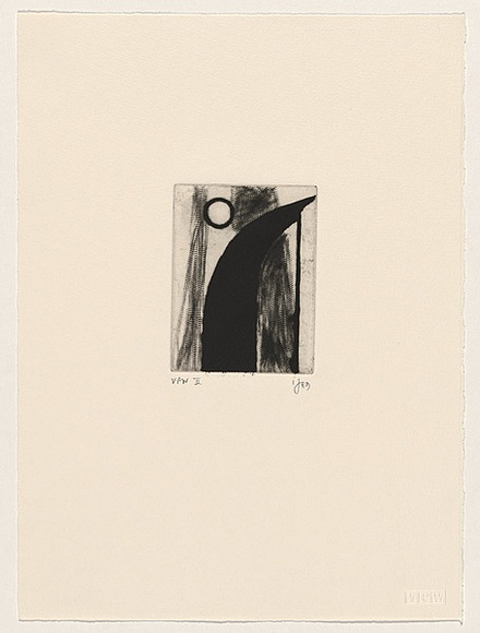 Artist: b'Friend, Ian.' | Title: b'not titled VI (geometric forms)' | Date: 1989 | Technique: b'etching and drypoint, printed in black ink, from one plate' | Copyright: b'\xc2\xa9 Ian Friend' Artist: b'Friend, Ian.' | Title: b'not titled VI (geometric forms)' | Date: 1989 | Technique: b'etching and drypoint, printed in black ink, from one plate' | Copyright: b'\xc2\xa9 Ian Friend'