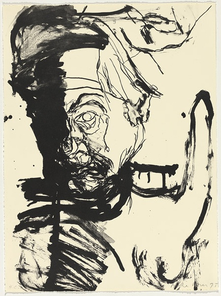 Artist: b'PARR, Mike' | Title: b'not titled.' | Date: 1995 | Technique: b'lithograph, printed in black ink, from one stone'