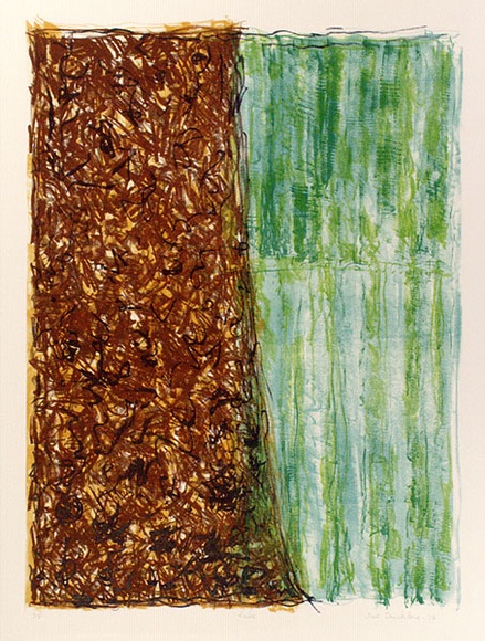 Artist: b'Buckley, Sue.' | Title: b'Lake.' | Date: 1976 | Technique: b'lithograph, printed in colour, from multiple stones [or plates]' | Copyright: b'This work appears on screen courtesy of Sue Buckley and her sister Jean Hanrahan'
