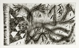 Artist: COLEING, Tony | Title: Up, up and away. | Date: 1986 | Technique: etching and aquatint, printed in black ink, from one copper plate