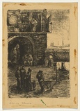 Artist: Groblicka, Lidia | Title: Slums | Date: 1953-54 | Technique: lithograph, printed in black ink, from one stone