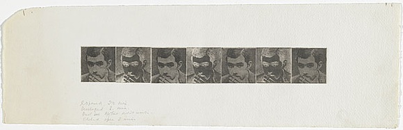 Artist: b'MADDOCK, Bea' | Title: b'Etching experiment for Philosophy I' | Date: 1972 | Technique: b'half-tone photo-etching, printed in black ink, from one plate' Artist: b'MADDOCK, Bea' | Title: b'Etching experiment for Philosophy I' | Date: 1972 | Technique: b'half-tone photo-etching, printed in black ink, from one plate'