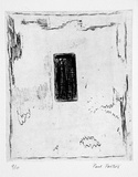 Artist: b'Partos, Paul.' | Title: b'not titled' | Date: 1985 | Technique: b'etching, rocker, printed in black ink, from one plate'