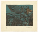 Artist: SELLBACH, Udo | Title: not titled | Date: 1960-80 | Technique: etching