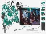 Artist: MEYER, Bill | Title: Times Square, Boney Dukes | Date: 1974-75 | Technique: screenprint, printed in colour, from multiple screens (photo colour separations and hand cut stencils) | Copyright: © Bill Meyer