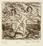 Artist: Waters, Lydia. | Title: Fun | Date: 1992 | Technique: etching, printed in black ink, from one plate