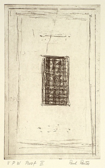 Artist: b'McKeever, Johanne.' | Title: b'All of this and ideas too' | Date: 1992, July | Technique: b'drypoint, printed in black ink, from one plate' Artist: b'McKeever, Johanne.' | Title: b'All of this and ideas too' | Date: 1992, July | Technique: b'drypoint, printed in black ink, from one plate'