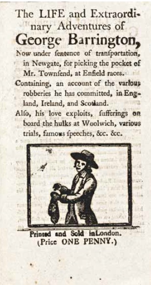 Title: The life and extraordinary adventures of George Barrington
