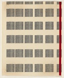 Title: Section B (Word situations) - 32 Possibilities: No. 1, 1(A) | Date: (1970-71) | Technique: typewriter