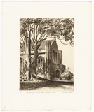 Artist: PLATT, Austin | Title: Sydney C of E Grammar School Chapel | Date: 1946 | Technique: etching, printed in black ink, from one plate
