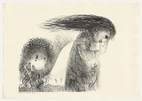 Artist: BOYD, Arthur | Title: St Francis when young turning aside. | Date: (1965) | Technique: lithograph, printed in black ink, from one plate | Copyright: This work appears on screen courtesy of Bundanon Trust