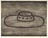 Artist: Bowen, Dean. | Title: U.F.O. | Date: 1992 | Technique: etching, printed in black ink, from one plate