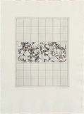 Artist: MADDOCK, Bea | Title: Funeral III | Date: 1971, September | Technique: photo-etching and aquatint, printed in black ink, from two plates