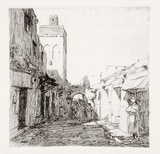 Artist: Herbert, Harold. | Title: In Morocco | Date: c.1928 | Technique: etching, printed in black ink, from one plate