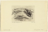 Artist: WALKER, Murray | Title: Iron age encampment | Date: 1962 | Technique: etching, printed in black ink, from one plate