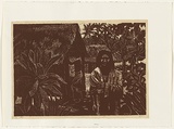 Artist: b'Crooke, Ray.' | Title: b'Village I.' | Date: 1973 | Technique: b'screenprint, printed in colour, from two stencil'
