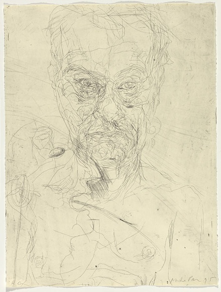 Artist: b'PARR, Mike' | Title: b'not titled.' | Date: 1995 | Technique: b'etching, printed in black ink, from one plate'