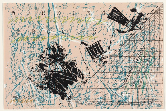 Artist: b'UNKNOWN' | Title: b'Upstairs Gallery, Sydney College of the Arts' | Date: (1980's) | Technique: b'screenprint, printed in colour, from multiple stencils' Artist: b'UNKNOWN' | Title: b'Upstairs Gallery, Sydney College of the Arts' | Date: (1980's) | Technique: b'screenprint, printed in colour, from multiple stencils'