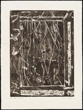 Artist: MEYER, Bill | Title: Etzim B'shalom | Date: 1988 | Technique: etching and aquatint, printed in sepia ink, from one zinc plate; a la poupée and plate-tone | Copyright: © Bill Meyer