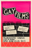 Artist: Fieldsend, Jan. | Title: Gay Films Stonewall Week. | Date: 1981 | Technique: screenprint, printed in colour, from two stencils