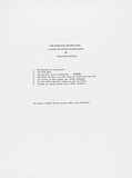 Artist: MEYER, Bill | Title: Baudelaire portfolio; title sheet. | Date: 1970 | Technique: screenprint, printed in black ink, from one (letraset) photo screen | Copyright: © Bill Meyer