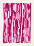 Artist: Harper, Melinda. | Title: not titled [vertical pink stripes with fifteen circles]. | Date: 2003 | Technique: screenprint, printed in colour, from one stencil