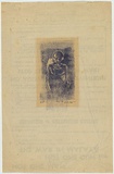 Artist: bO'Connor, Vic. | Title: b'Study, anti war series' | Date: c.1952 | Technique: b'linocut, printed in blue ink, from one block' | Copyright: b'Reproduced with permission of the artist.'