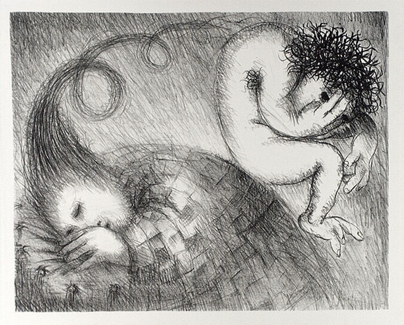 Artist: b'BOYD, Arthur' | Title: b'St Francis when young dreaming of a hunchback.' | Date: (1965) | Technique: b'lithograph, printed in black ink, from one plate' | Copyright: b'Reproduced with permission of Bundanon Trust' Artist: b'BOYD, Arthur' | Title: b'St Francis when young dreaming of a hunchback.' | Date: (1965) | Technique: b'lithograph, printed in black ink, from one plate' | Copyright: b'Reproduced with permission of Bundanon Trust'